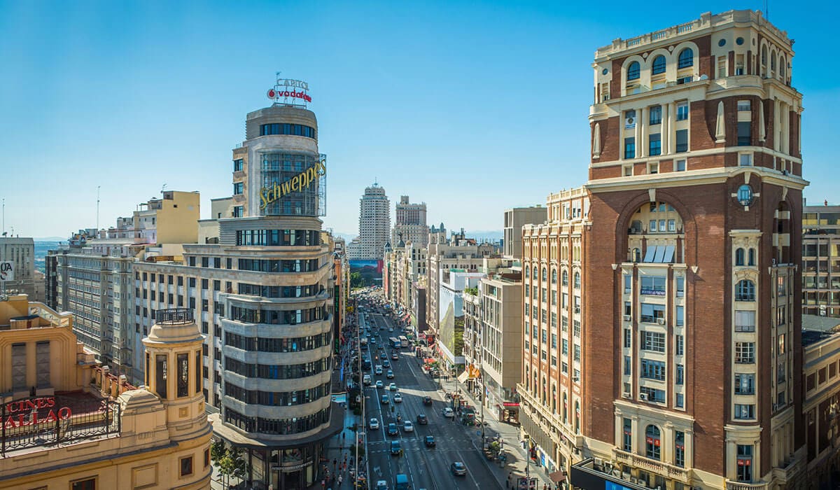 Las calles de tiendas de Madrid