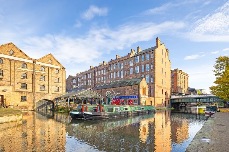 UK canalside commercial property