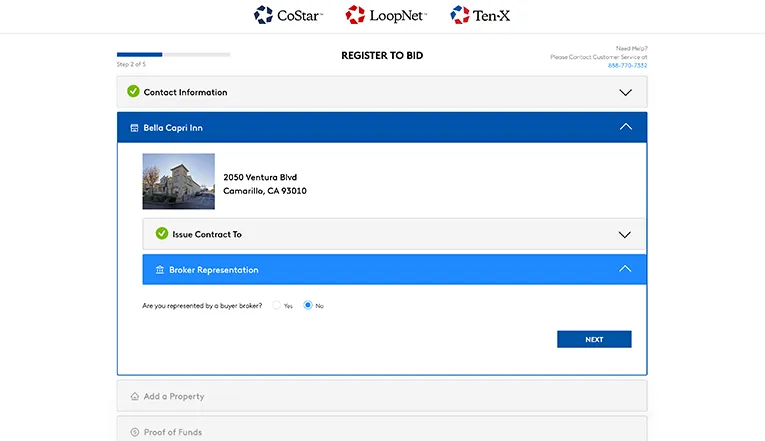 Optional adding broker representation